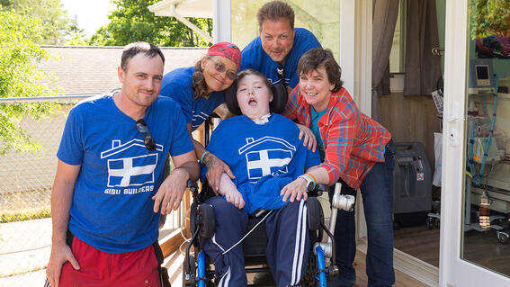 Noah and Volunteers