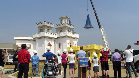 Spire Raising Ceremony - May 27, 2011