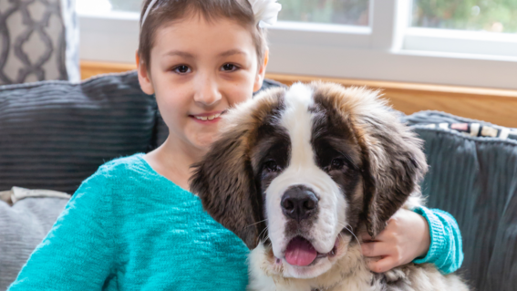 Kaylee and puppy