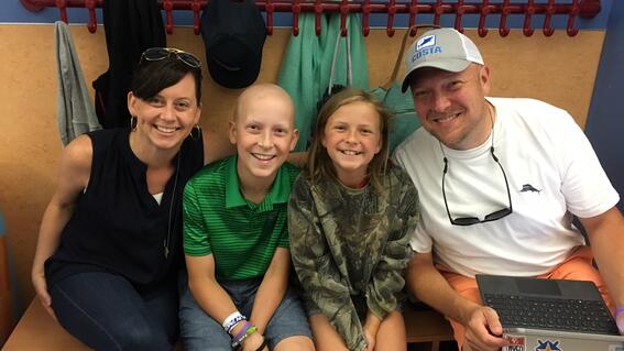 Jackson and his family