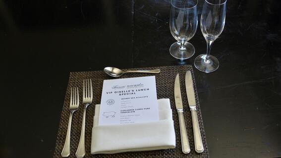 Giselle's menu