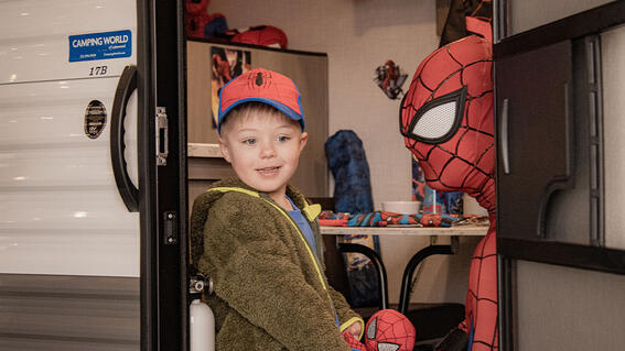 Jace's wish to have a camper