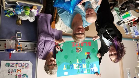 Family in hospital