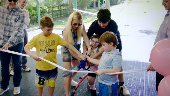 Ribbon cutting