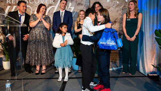 Joshua's Wish Celebration at the Evening of Wishes Rediscover Wonder dinner