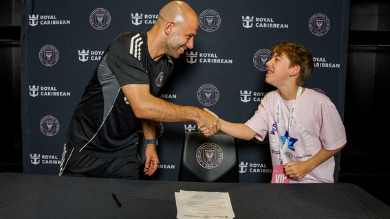 Sammy's Goal to meet Messi