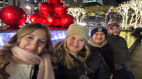 Vincent and family in NYC