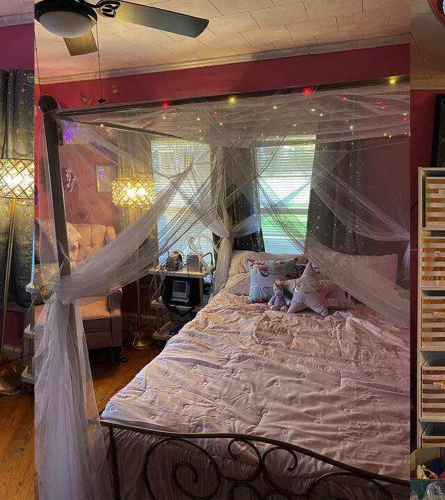 Peyton's wish to have a room makeover, bedroom images
