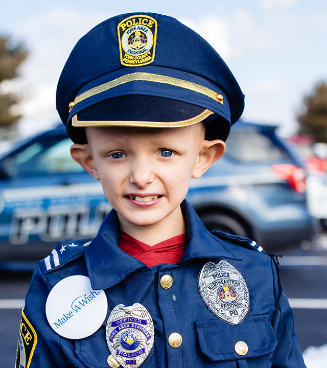 Officer Landen reports for duty as York County's newest recruit. 