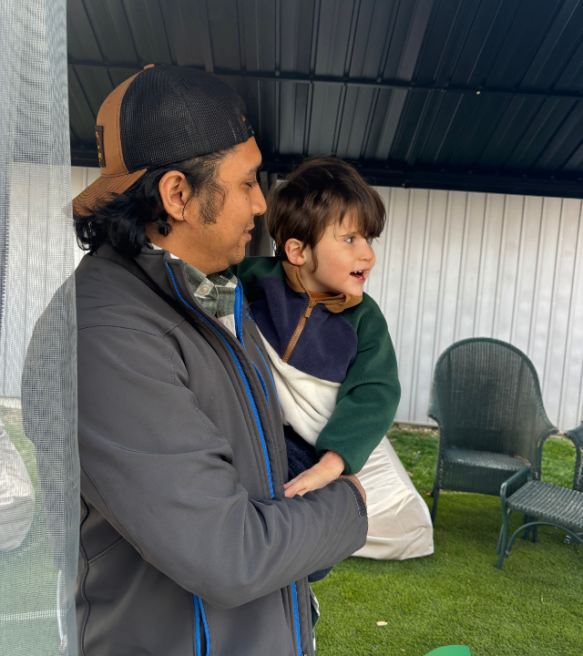 Wish Kid with Dad