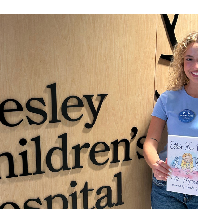 Ella at Wesley Children's 