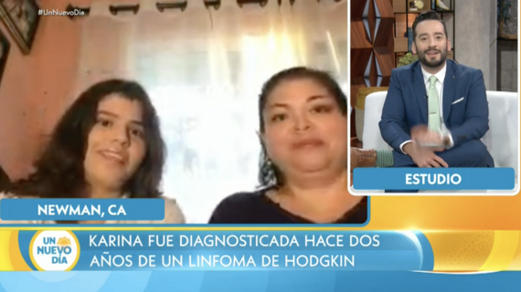 Karina en Telemundo discutiendo su deseo