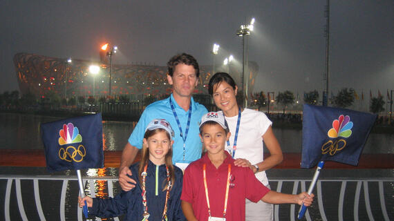 At the Olympics
