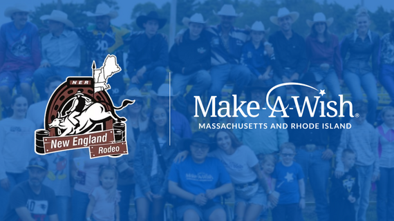 New England Rodeo and Make-A-Wish Massachusetts and Rhode Island logos