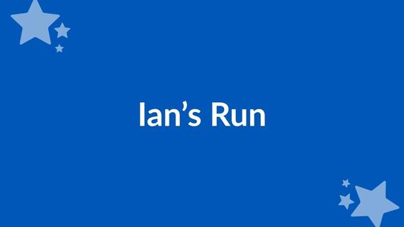 Image reads Ian's Run