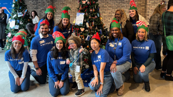 United Airlines at Trees of Joy