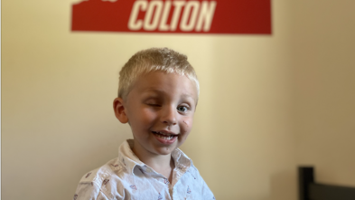 Wish kid Colton
