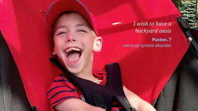 Wish kid Paxton