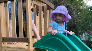 Riley's wish to have a playset