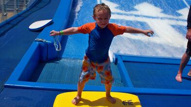 Wish Kid Colby on Cruise