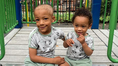 Miles and brother