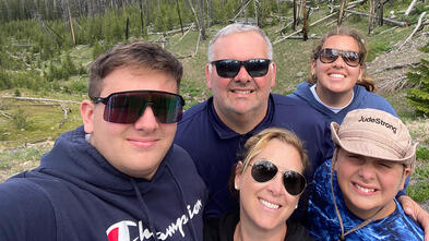 Jude's wish to go to Yellowstone National Park