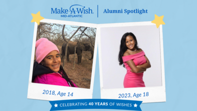 Olivia then and now
