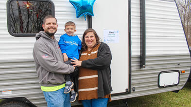 Liam's wish to have a camper