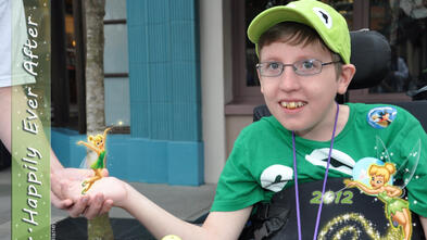 Connor on his wish trip