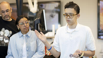 Wish Kid Jayden during his wish experience