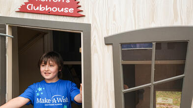 Building Kolton's Playhouse Wish