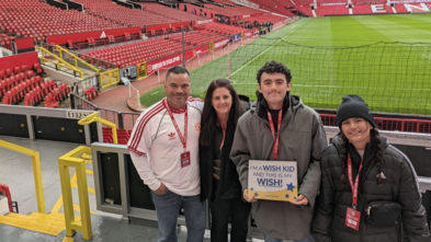 Mateo's wish to see Manchester United play is beyond his wildest imagination