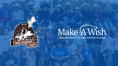 New England Rodeo and Make-A-Wish Massachusetts and Rhode Island logos