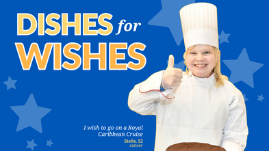 Wish Kid Stella with Dishes for Wishes logo