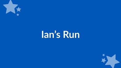 Image reads Ian's Run