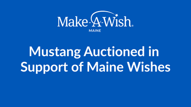 Mustang Auctioned in Support of Maine Wishes