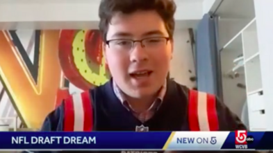 Ben speaking about his NFL draft pick wish.