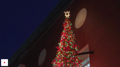 Macy's iconic Chritmas tree lighting