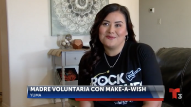 Madre trae alegría a los niños como voluntaria de Make-A-Wish