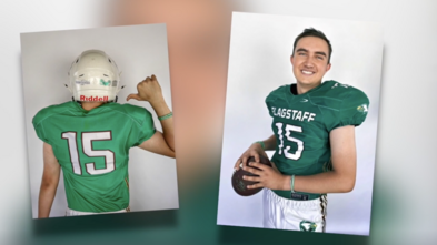 Stephen wished to give football helmets to his high school team.