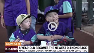 8-year-old Ben becomes newest D-backs player