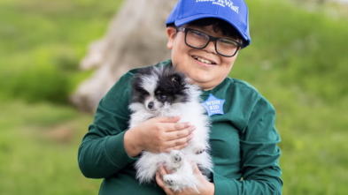Dylan's wish for a Pomeranian puppy creates endless joy!