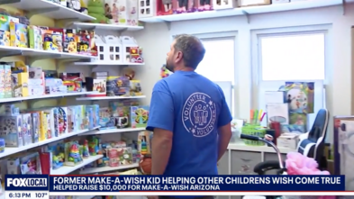 Former Arizona wish kid gives back: 'This is why we're doing it'