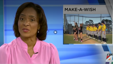 News coverage of Dominic's wish reveal
