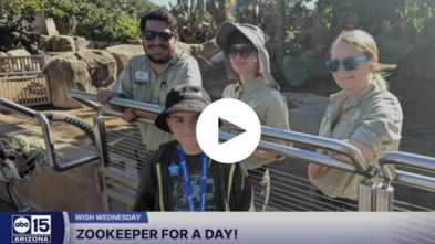 Meet Zane and see his wish to become a zookeeper