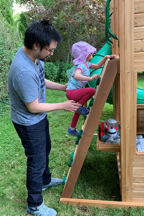 Riley's wish to have a playset