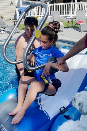 Maria's wish for a pool lift