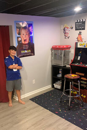 Nesim's movie room