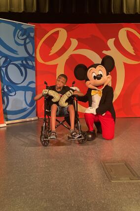 Demetrics meeting Mickey Mouse