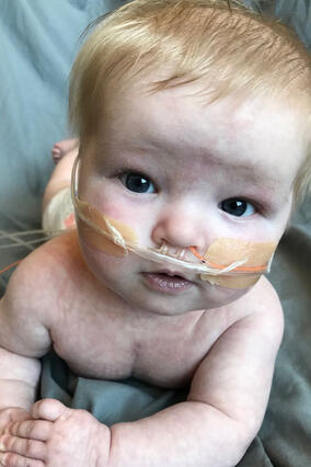 Sammy in Hospital 